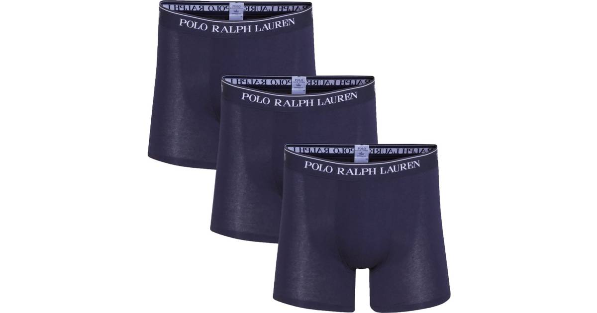 Polo Ralph Lauren Boxer Brief 3-pack - Navy • Priser »