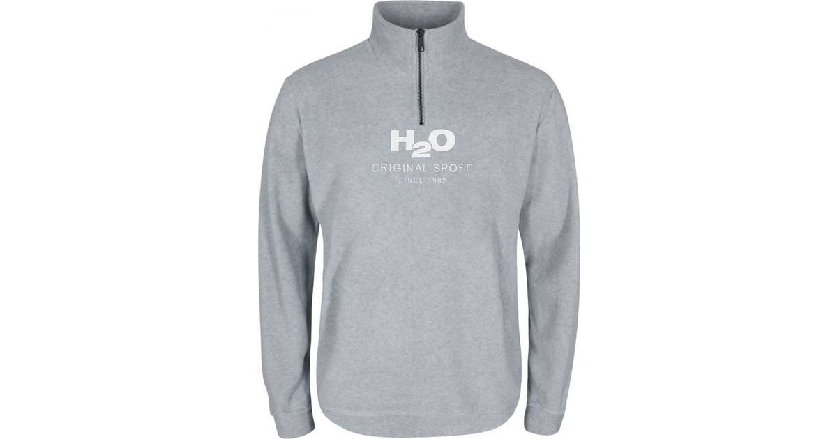 H2O Blåvand Half Zip Fleece Top - Grey Melange • Pris »