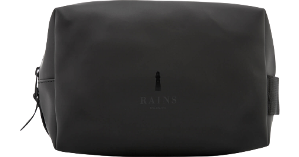 Rains Wash Bag Small - Black (12 butikker) • Se priser »