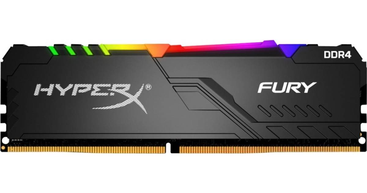 Kingston HyperX Fury RGB DDR4 2666MHz 16GB (HX426C16FB4A/16) • Pris »