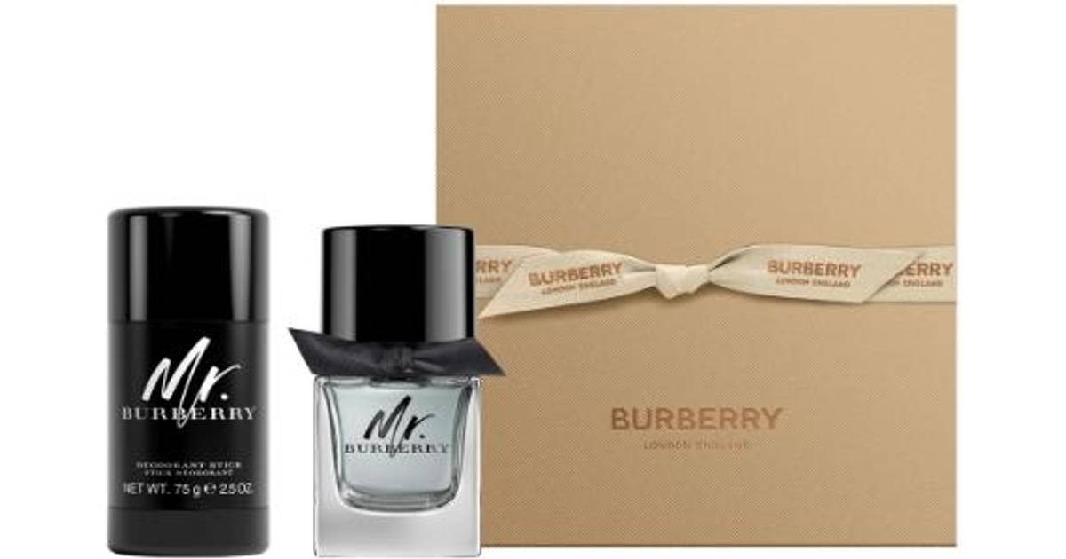 offer Alice trappe Burberry Mr. Burberry Gift Set EdT 50ml +Deo Stick 75ml