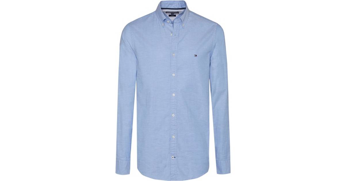 Tommy Hilfiger Slim Fit Oxford Shirt - Shirt Blue • Pris »