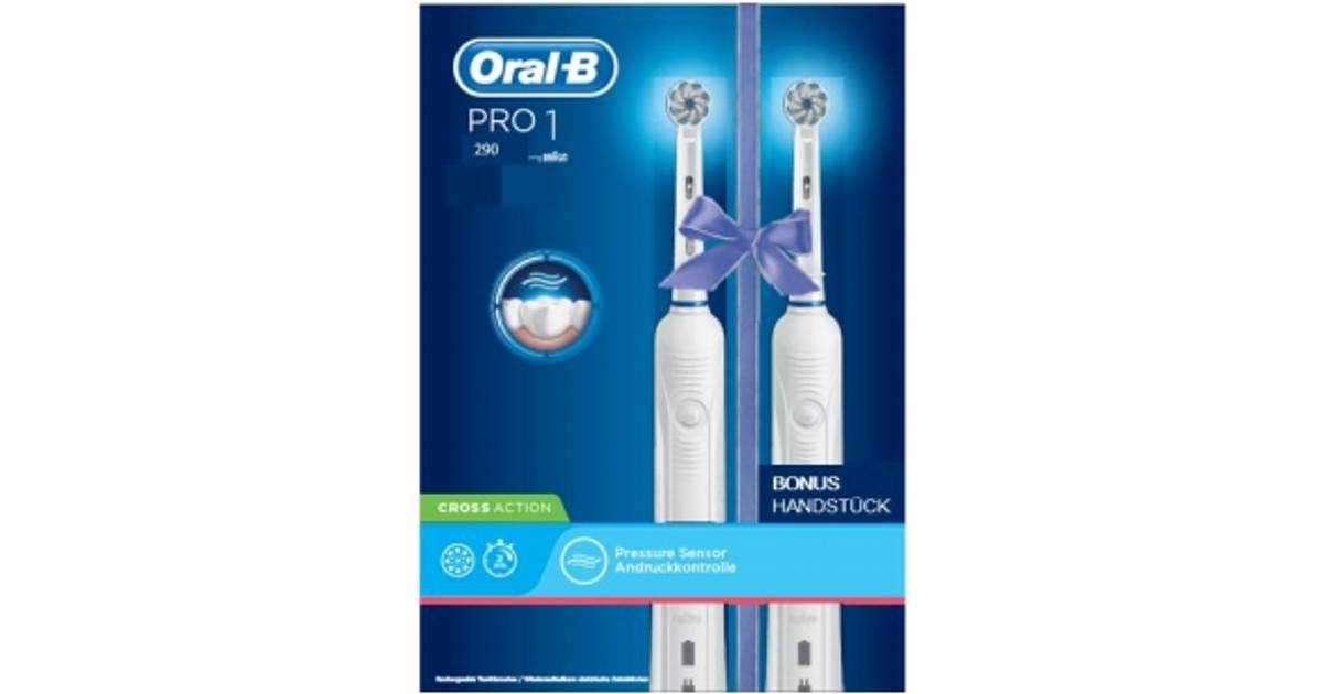 Oral-B Pro 1 290 Duo (3 butikker) • Se hos PriceRunner »