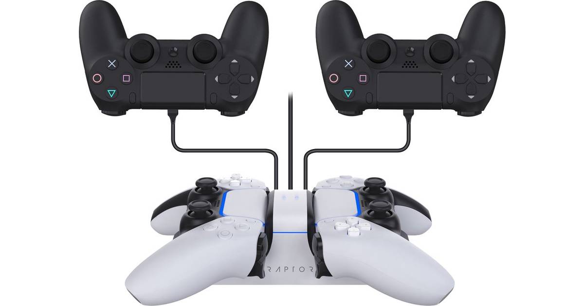 Raptor-Gaming PS5 CS200-U Dual Charging Dock • Pris »