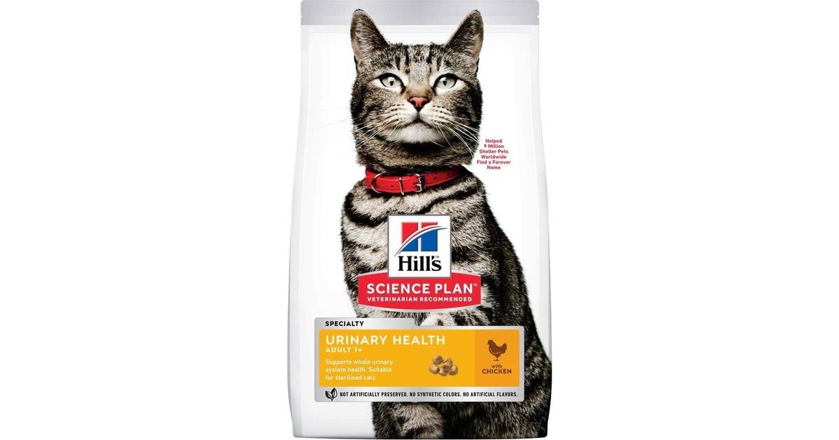Hill's Science Plan Urinary Health Adult Cat Food with Chicken 7kg • Pris »
