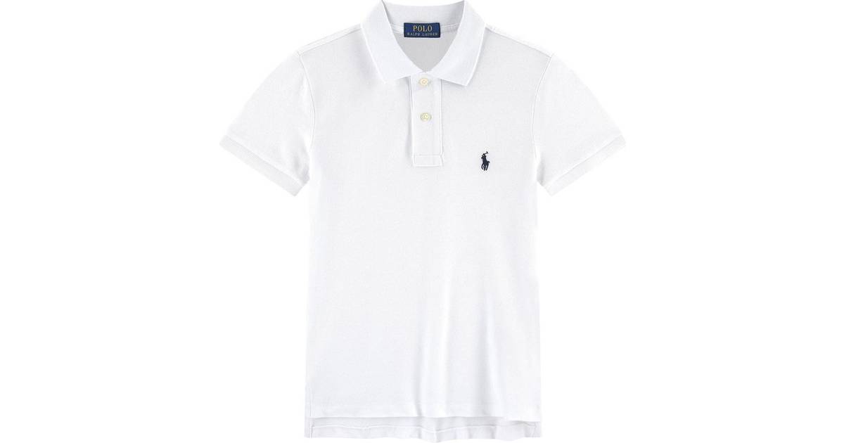 Ralph Lauren Performance Jersey Polo Shirt - White (383459) • Pris »