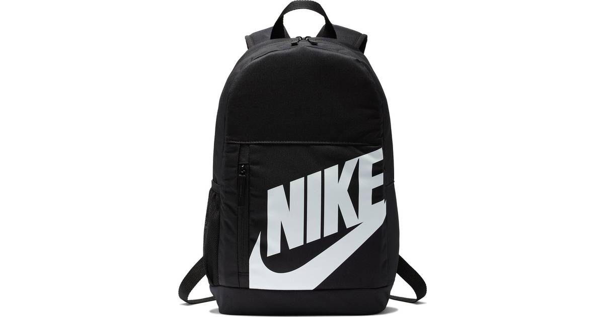 Nike Children 20L Backpack - Black/Black/White • Pris »