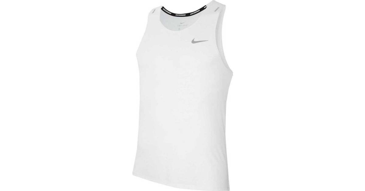 Nike Dri-Fit Miler Tank Top Men - White • Se pris