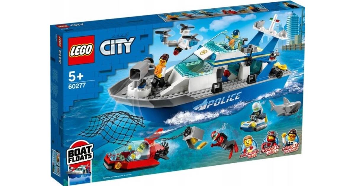 Lego City Politiets Patruljebåd 60277 • PriceRunner »