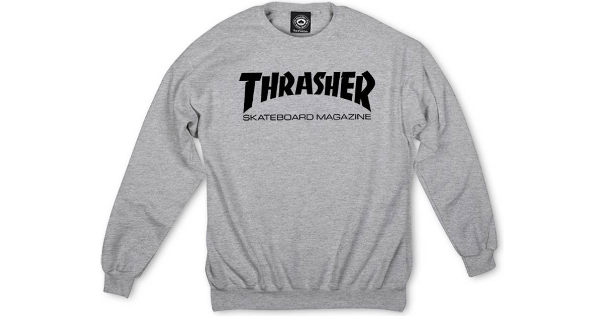 Thrasher Magazine Skate Mag Crewneck Sweatshirt - Gray • Pris »