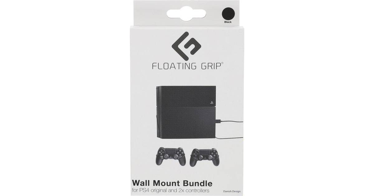 Floating Grip PS4 Console and Controllers Wall Mount - Black • Pris »