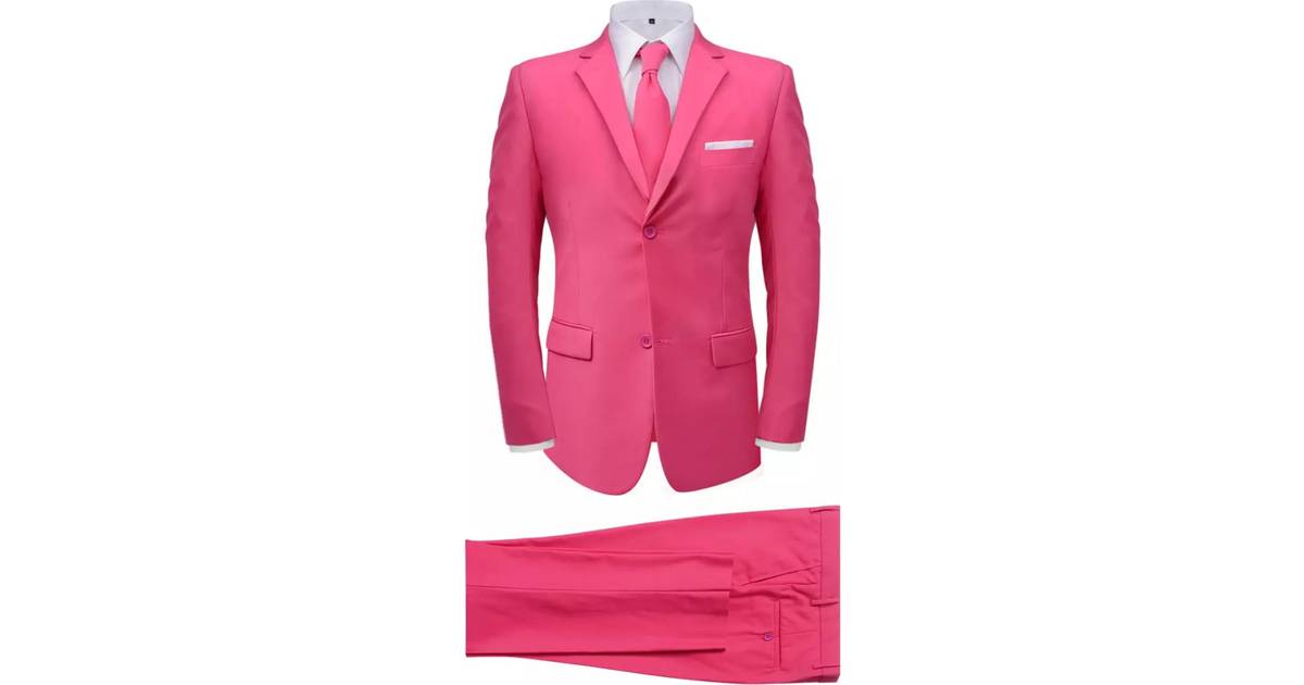 VidaXL Two-Piece Suit with Tie Pink • PriceRunner »
