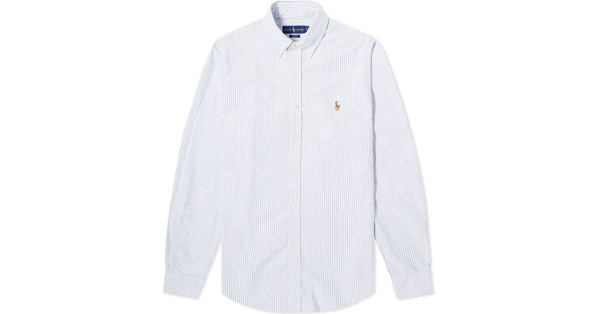 Polo Ralph Lauren Striped Oxford Shirt - Blue • Pris »