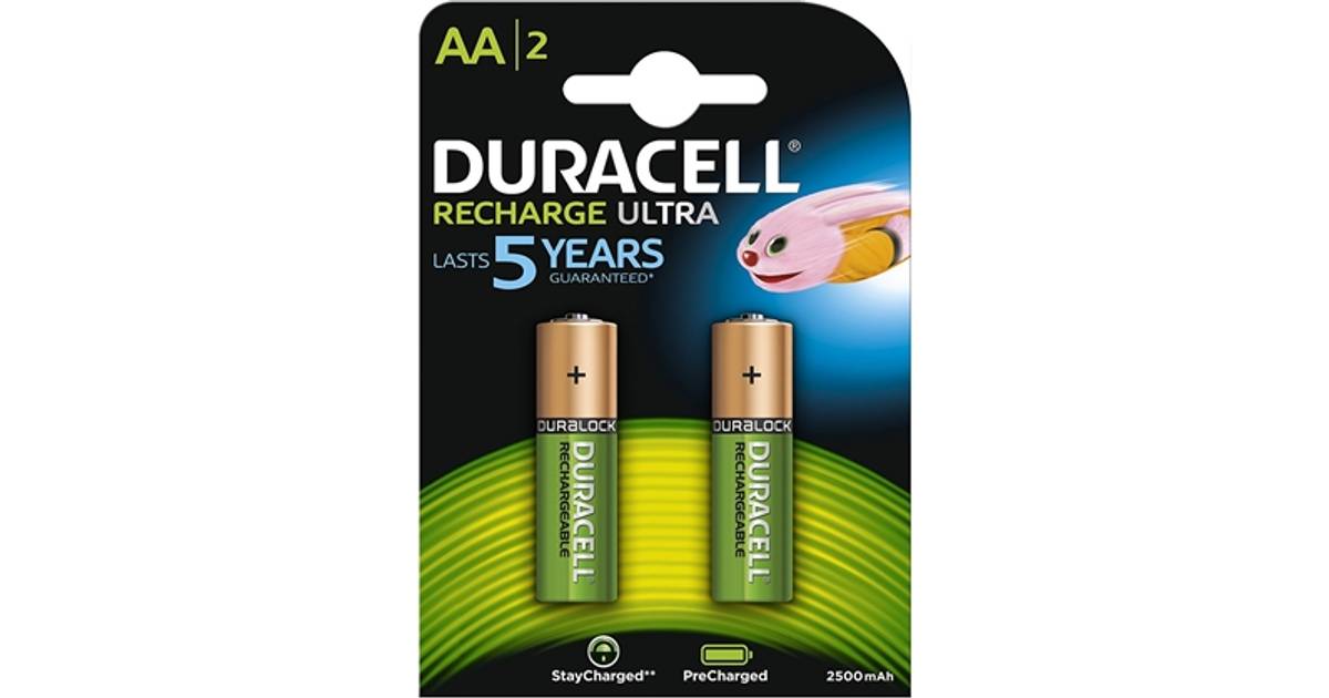 Duracell AA Rechargeable Ultra 2-pack • PriceRunner »