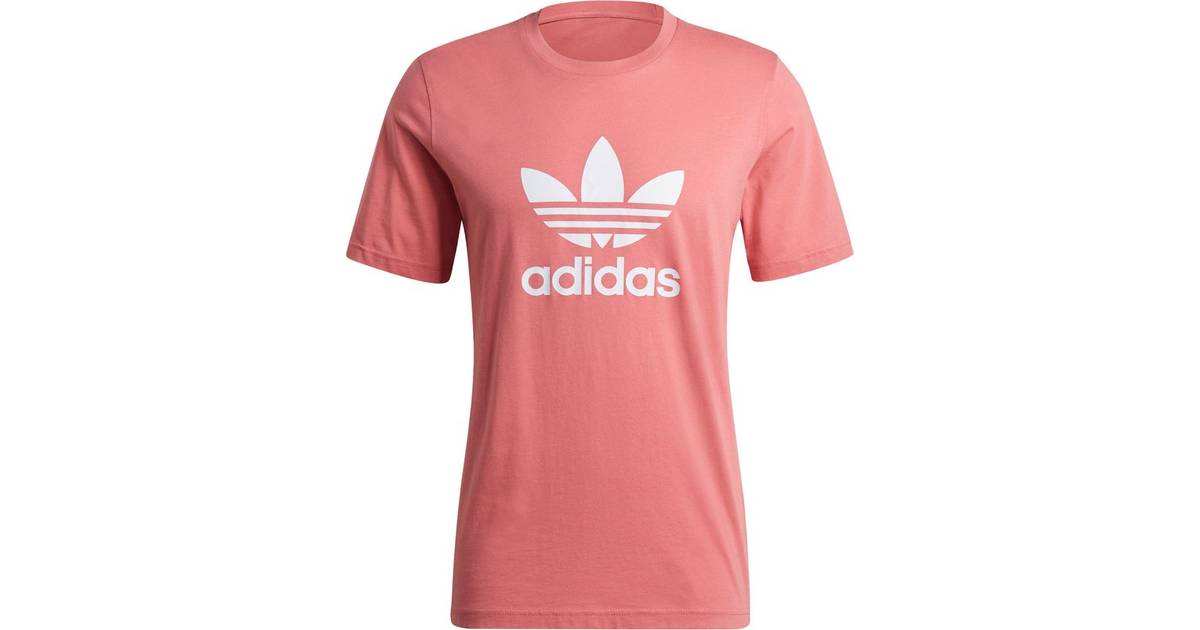 Adidas Adicolor Classics Trefoil T-shirt - Hazy Rose/White • Pris »
