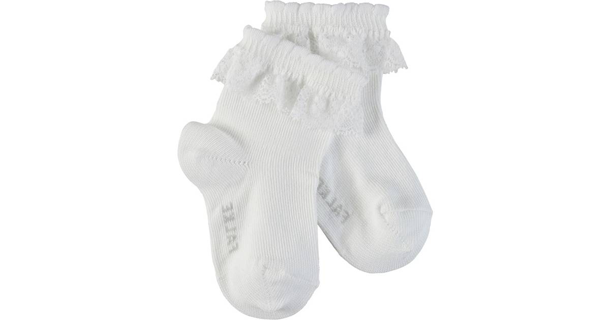 Falke Romantic Lace Babies Socks - White (12121-2000) • Pris »