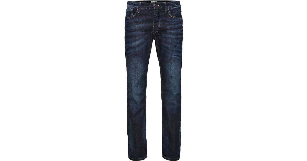 Jack & Jones Clark Original JOS 318 Regular Fit Jeans - Blue/Blue Denim •  Pris »