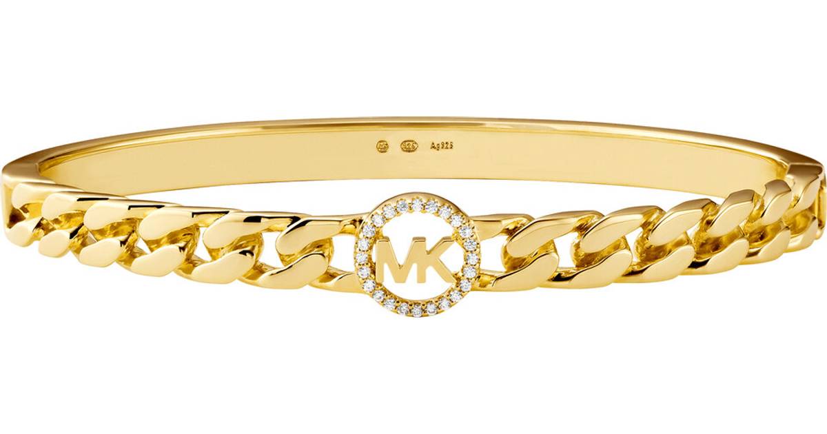 Michael Kors Premium Bracelet - Gold/White • Priser »