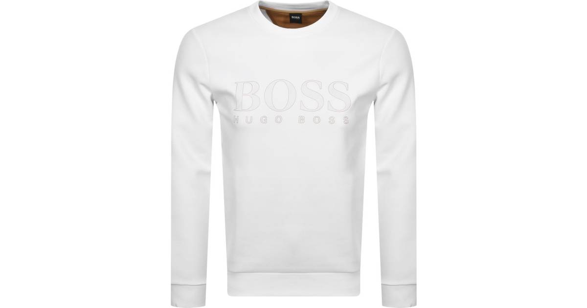 Hugo Boss Salbo Iconic Sweatshirt - White • Se pris »