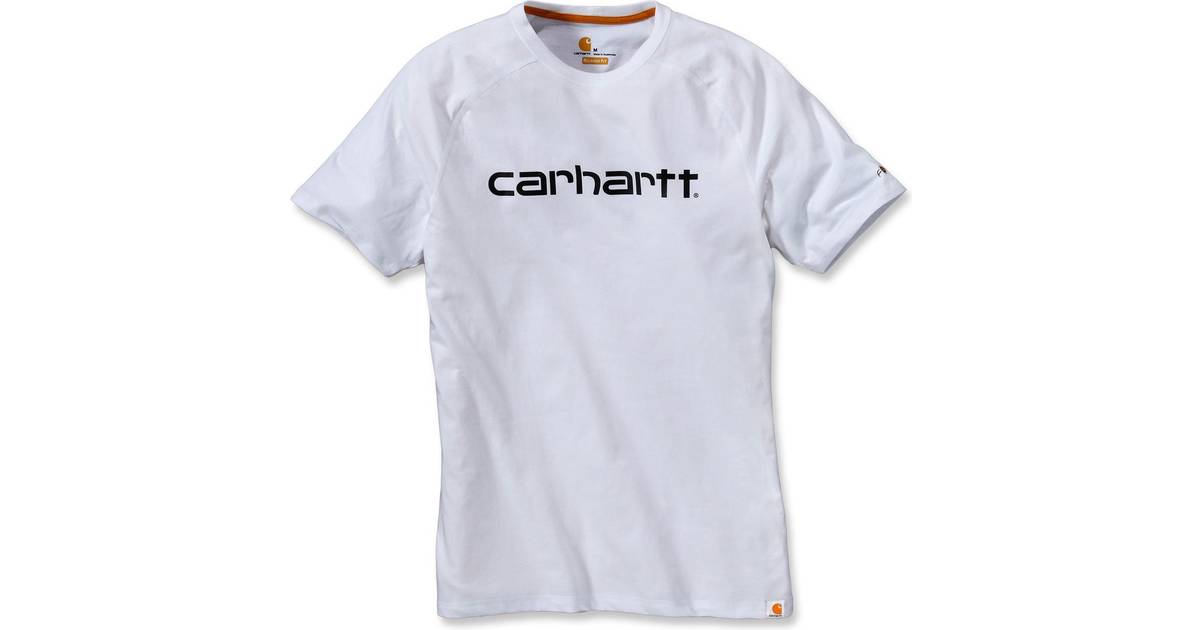 Carhartt Force Cotton Delmont Graphic Short Sleeve T-shirt - White • Pris »