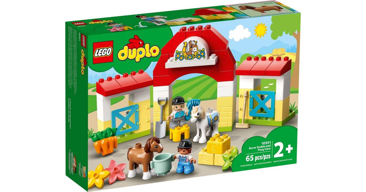 Lego Duplo Hestestald & Ponypasning 10951 • Se pris »
