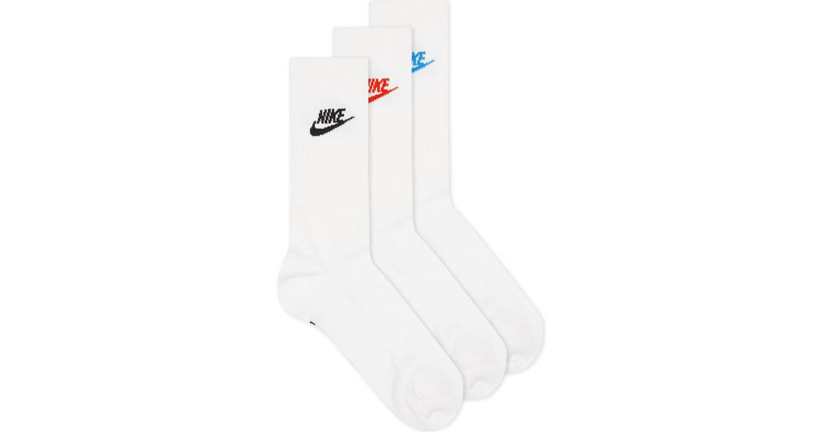 Nike Everyday Essential Crew Socks 3-pack Unisex - Multicolor • Pris »