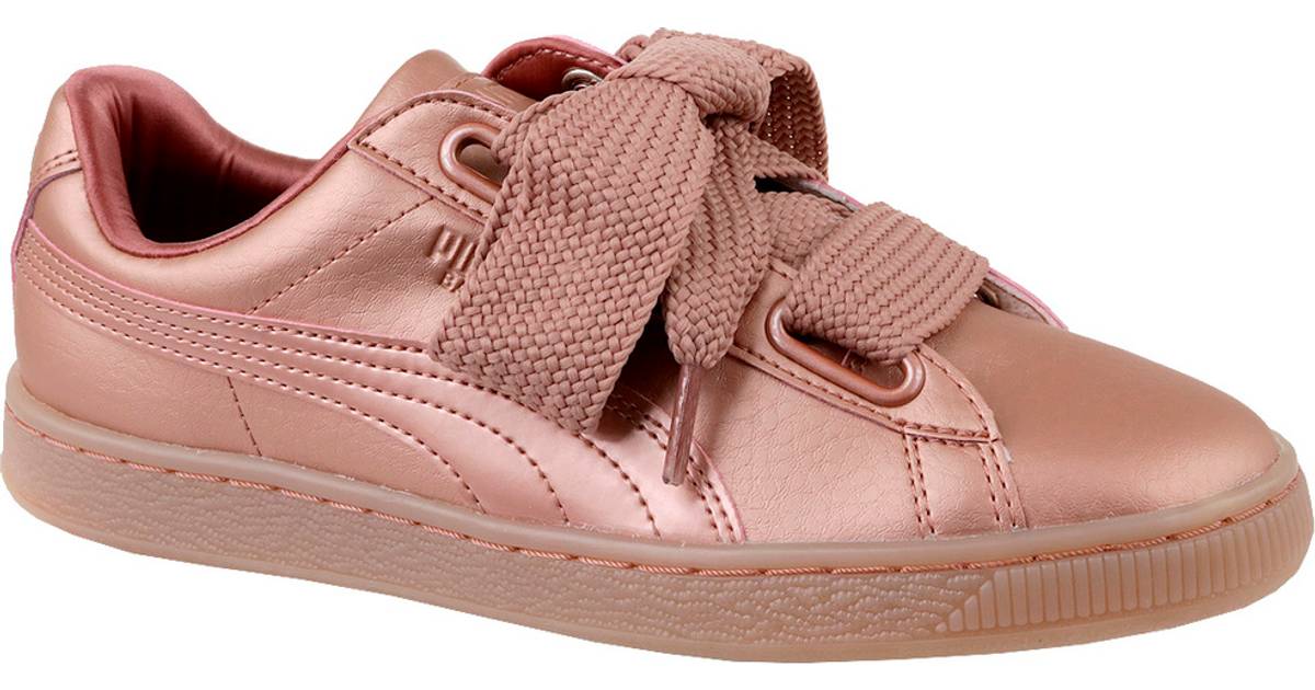 Puma Basket Heart Copper W - Pink • Se laveste pris nu