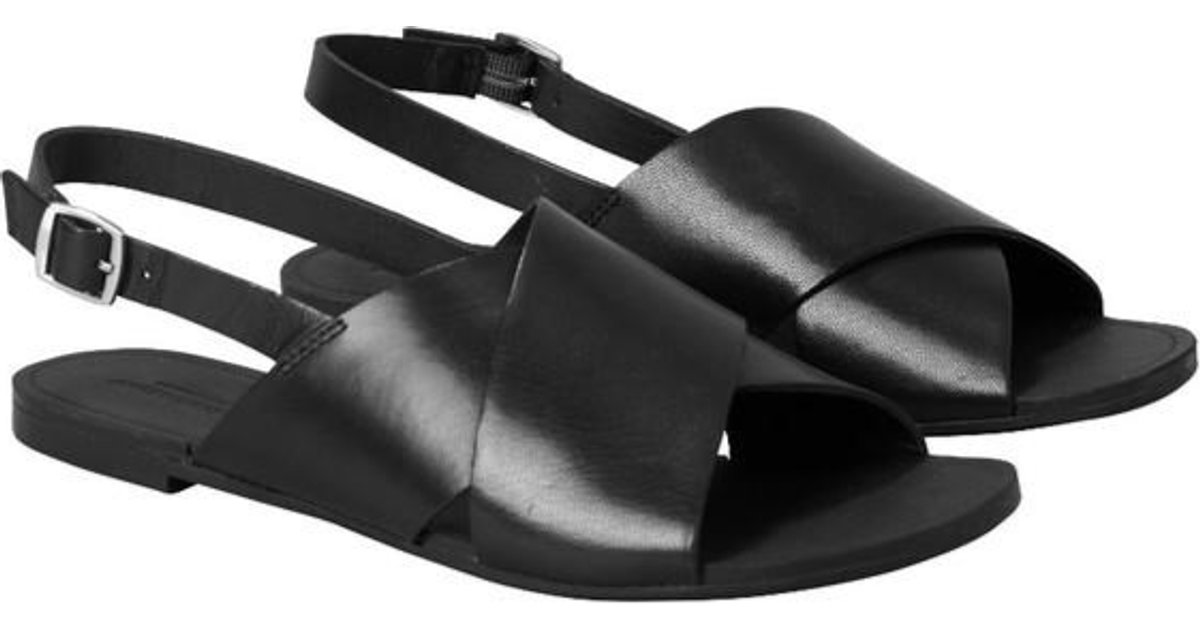 Vagabond Tia Sandals - Black Goat Leather • Se pris