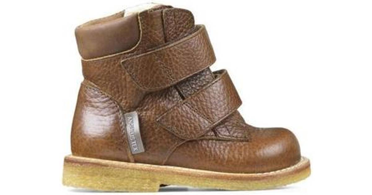 Angulus Tex-Boot with Velcro Straps - Brown • Priser »