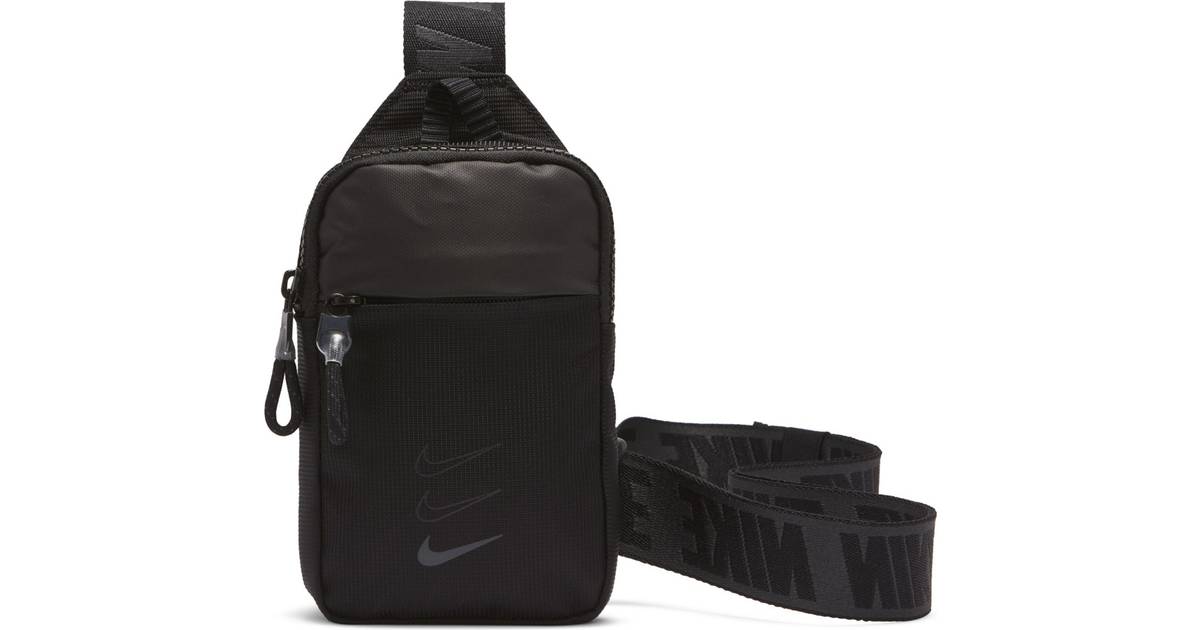 Nike Sportswear Essentials Belt Bag Small - Black/Black/Dark Smoke Grey •  Pris »