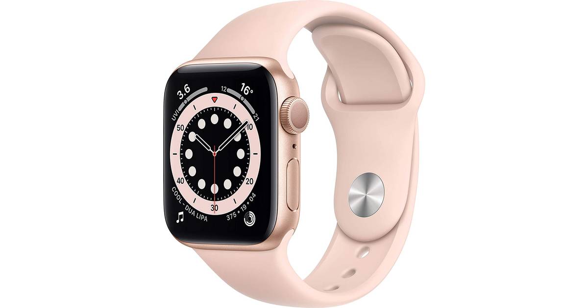 Apple Watch Series 6 40mm Aluminium Case with Sport Band • Pris »