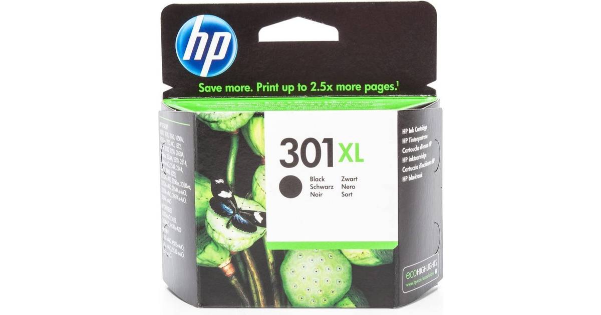 HP 301XL (Black) (73 butikker) hos PriceRunner • Priser »