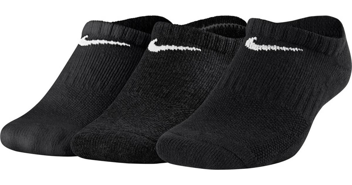 Nike No-Show Everyday Socks 3 Pairs - Black/White (SX6843-010) • Pris »