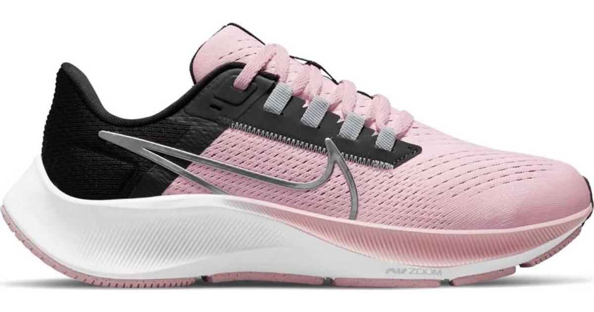 Nike Air Zoom Pegasus 38 GS - Pink Foam/Metallic Silver/Black • Pris »