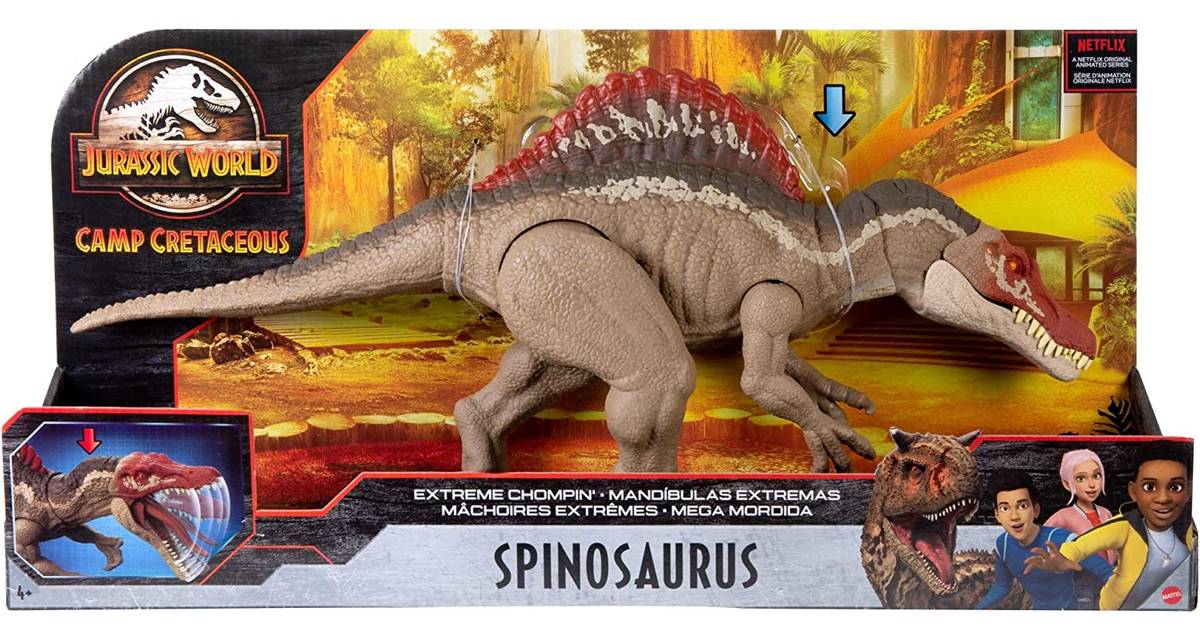 Mattel Jurassic World Extreme Chompin' Spinosaurus • Pris »