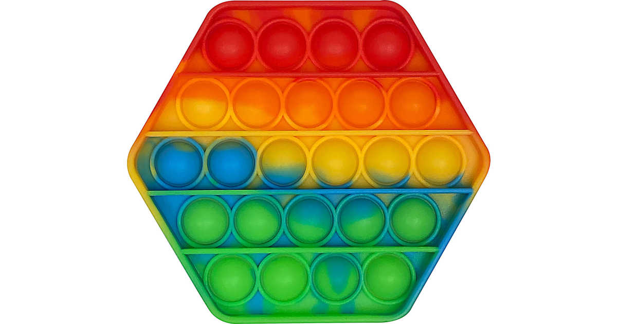 Liniex Pop It - Fidget - Rainbow • Se PriceRunner »