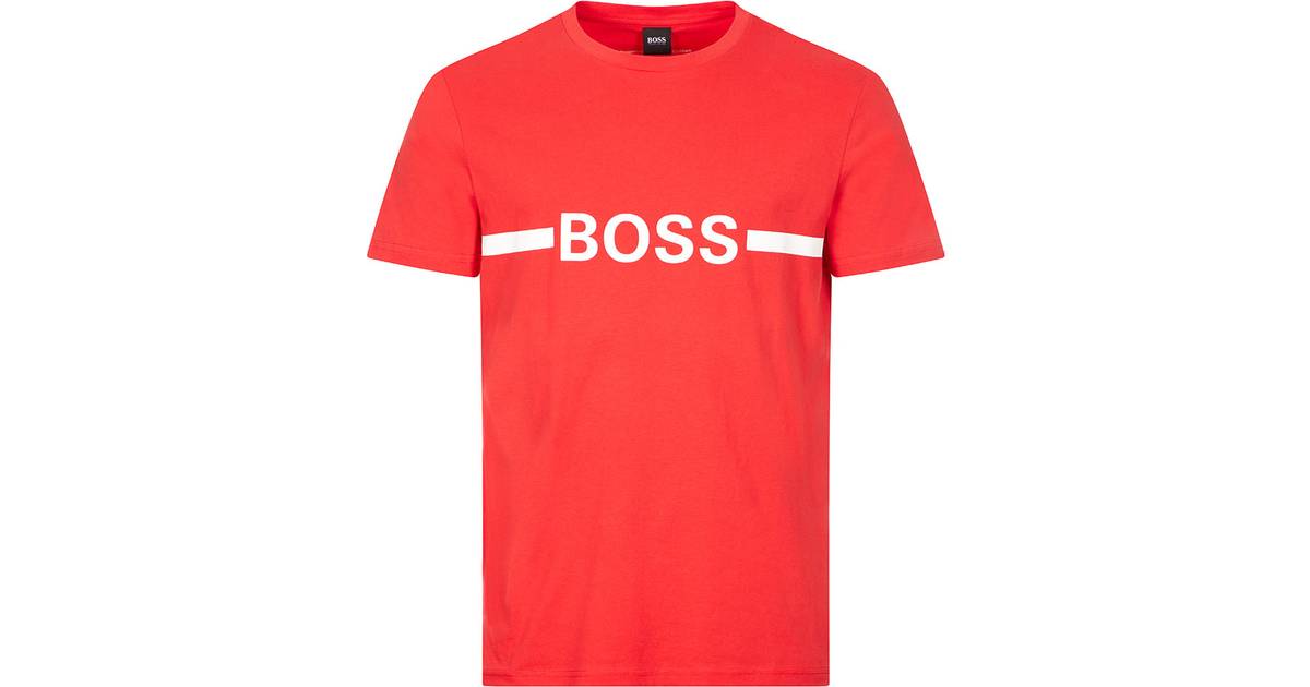 Hugo Boss RN Slim Fit T-shirt - Red • Se laveste pris nu