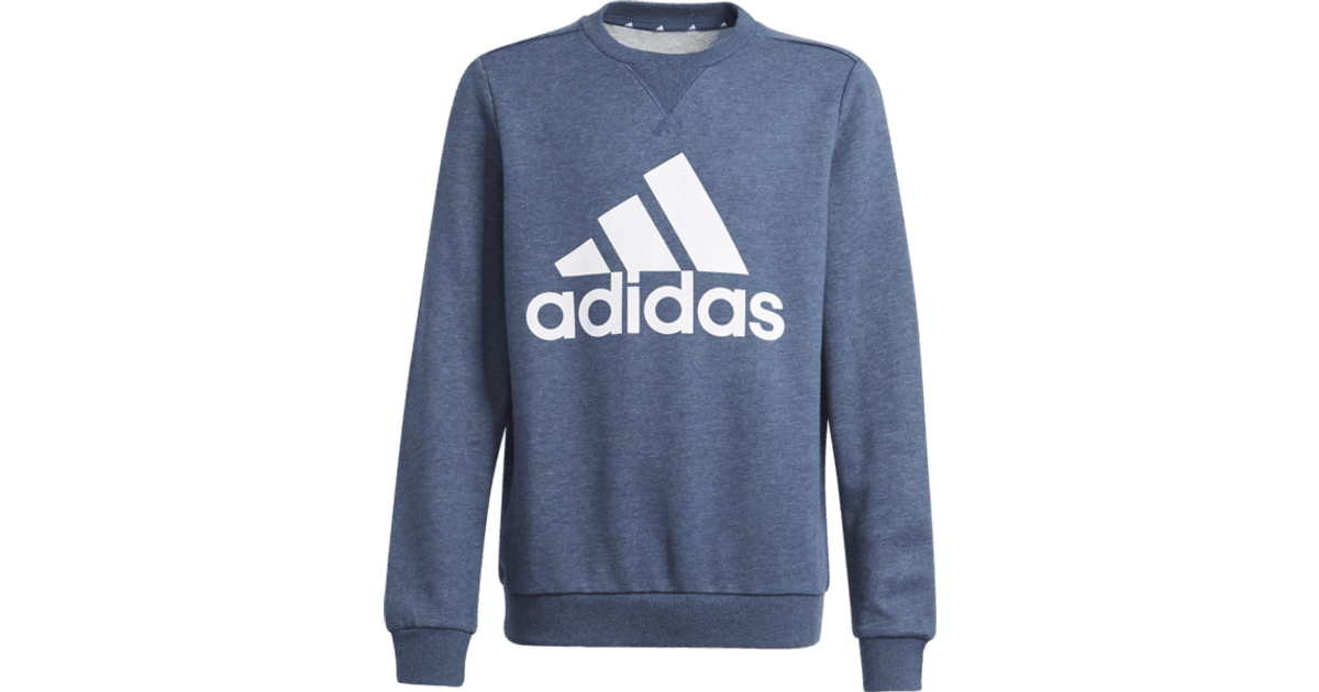 Adidas Big Logo Sweatshirt - Crew Navy Mel/White (GN4023) • Pris »