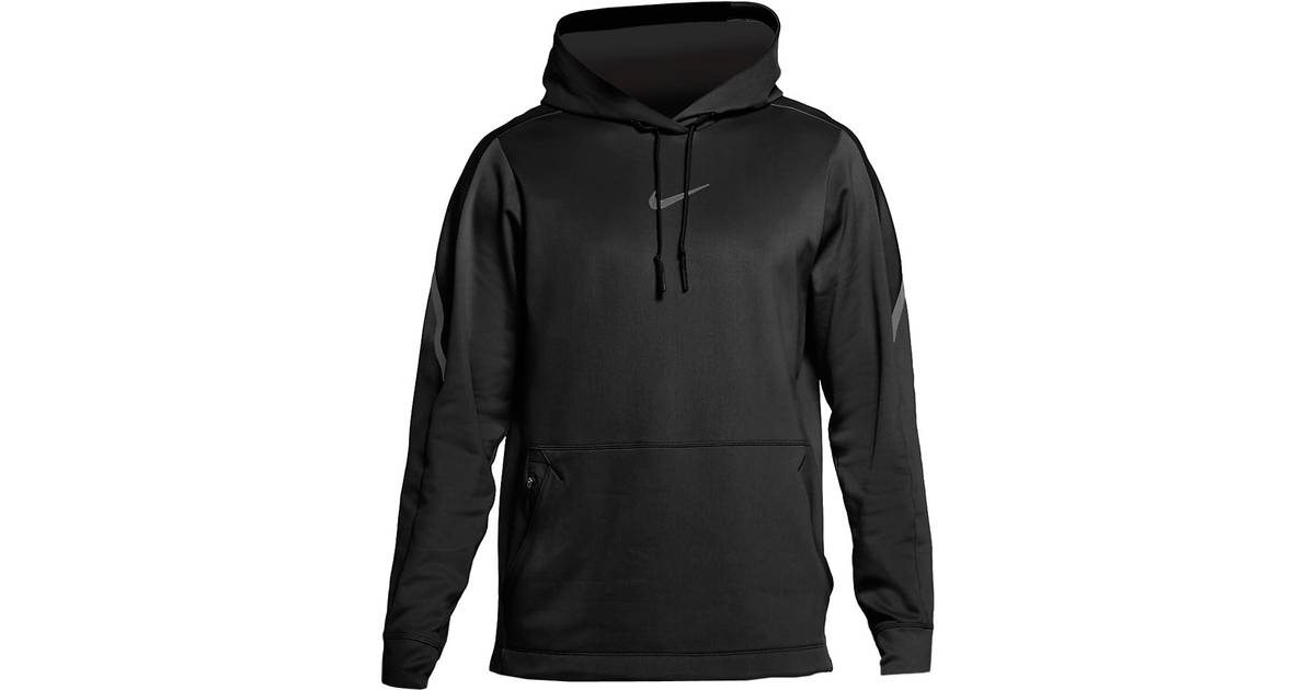 Nike Pro Pullover Hoodie Men - Black/Iron Grey • Pris »
