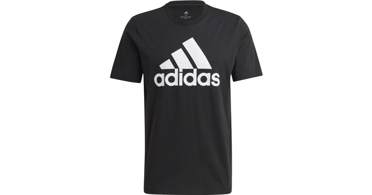Adidas Essentials Big Logo T-shirt - Black /White • Pris »