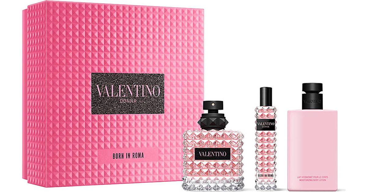 Valentino Born in Roma Donna Gift Set EdP 100ml + Body Lotion 100ml + EdP  15ml • Pris »