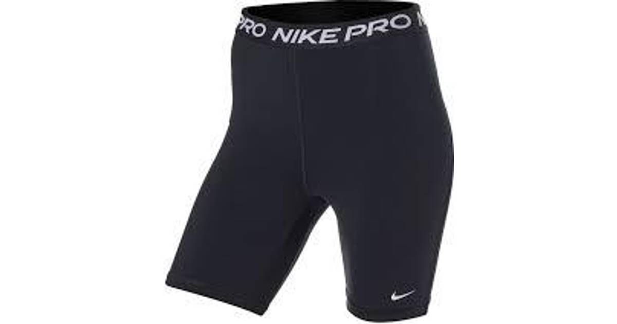Nike Pro 365 High-Rise 18cm Women - Black/White • Pris »