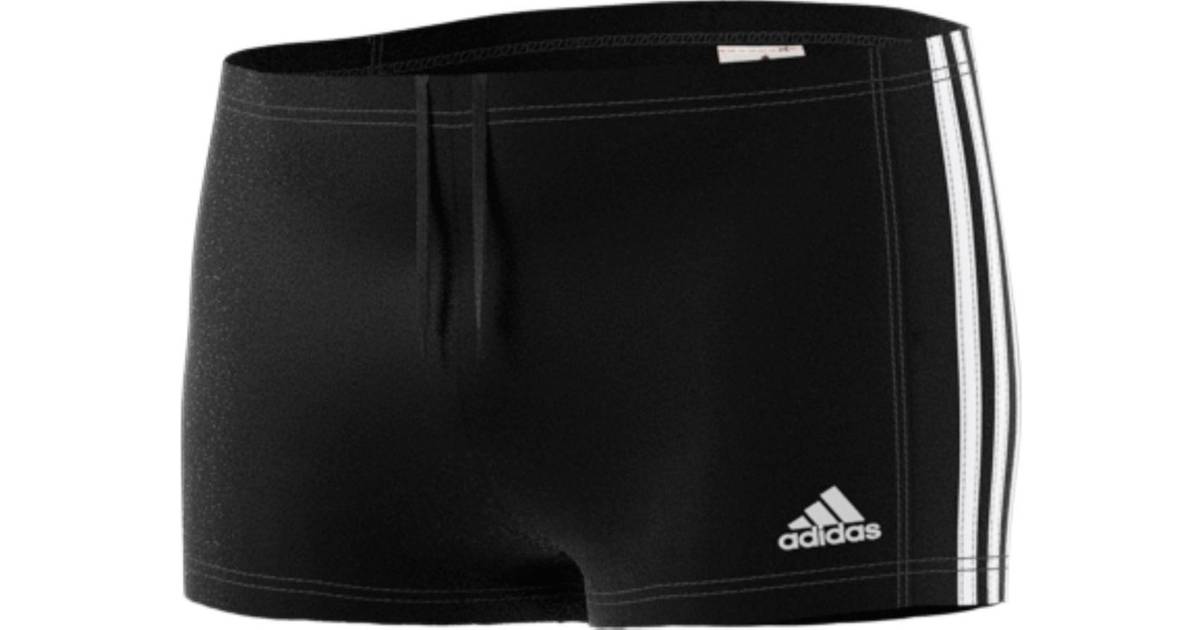 Adidas Essence Core 3-Stripes Swim Boxer - Black/White • Pris »