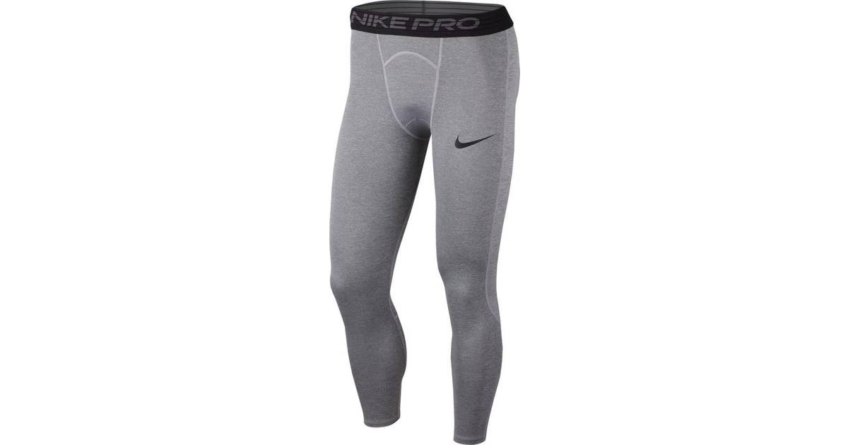 Nike Pro 3/4 Tights Men - Grey • Se laveste pris nu