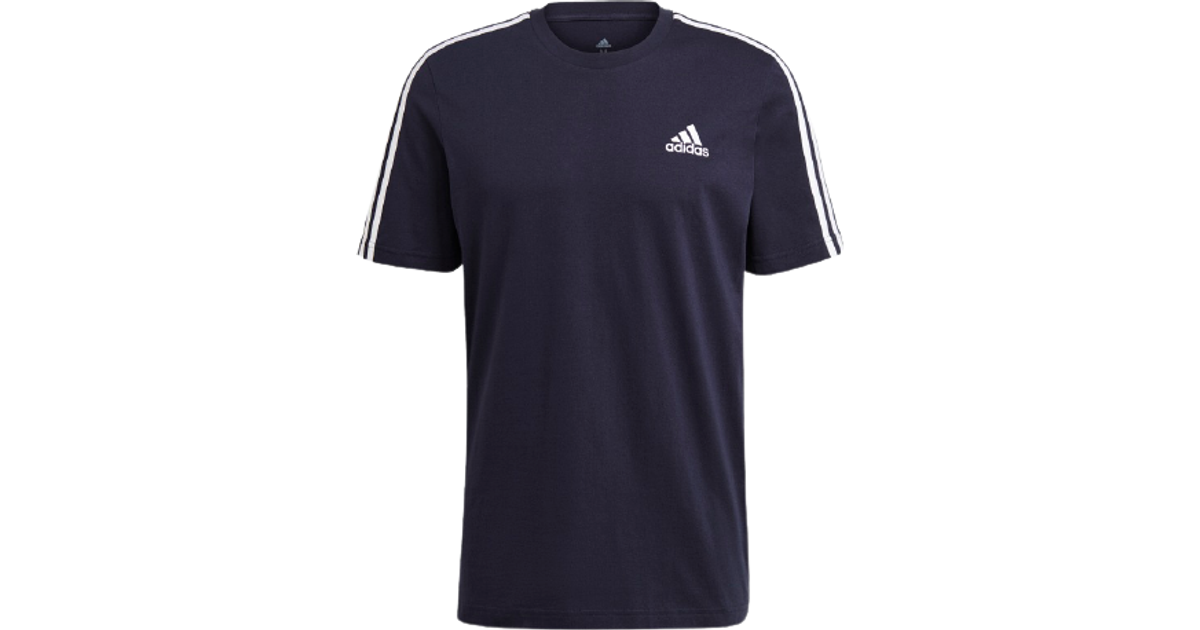 Adidas Essentials 3-Stripe T-shirt - Legend Ink • Pris »