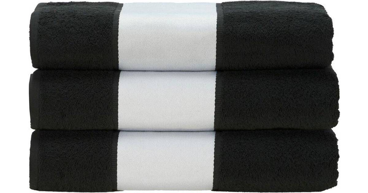 A&R Towels Subli-Me Håndklæde Sort (100x50cm) • Se pris