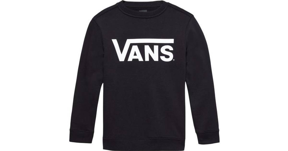 Vans Boy's Classic Crew Sweatshirt - Black/White (VN0A36MZY281) • Pris »