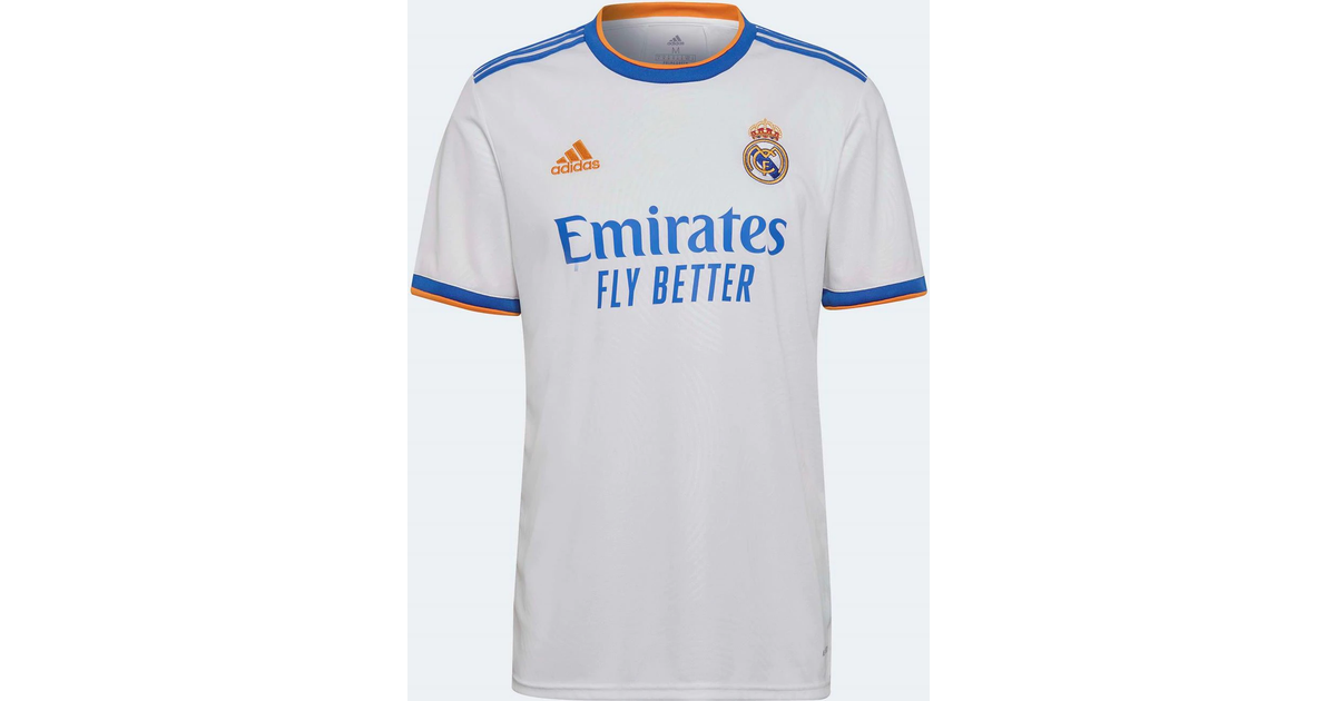 Adidas Real Madrid Home Jersey 21/22 Sr • Se priser »