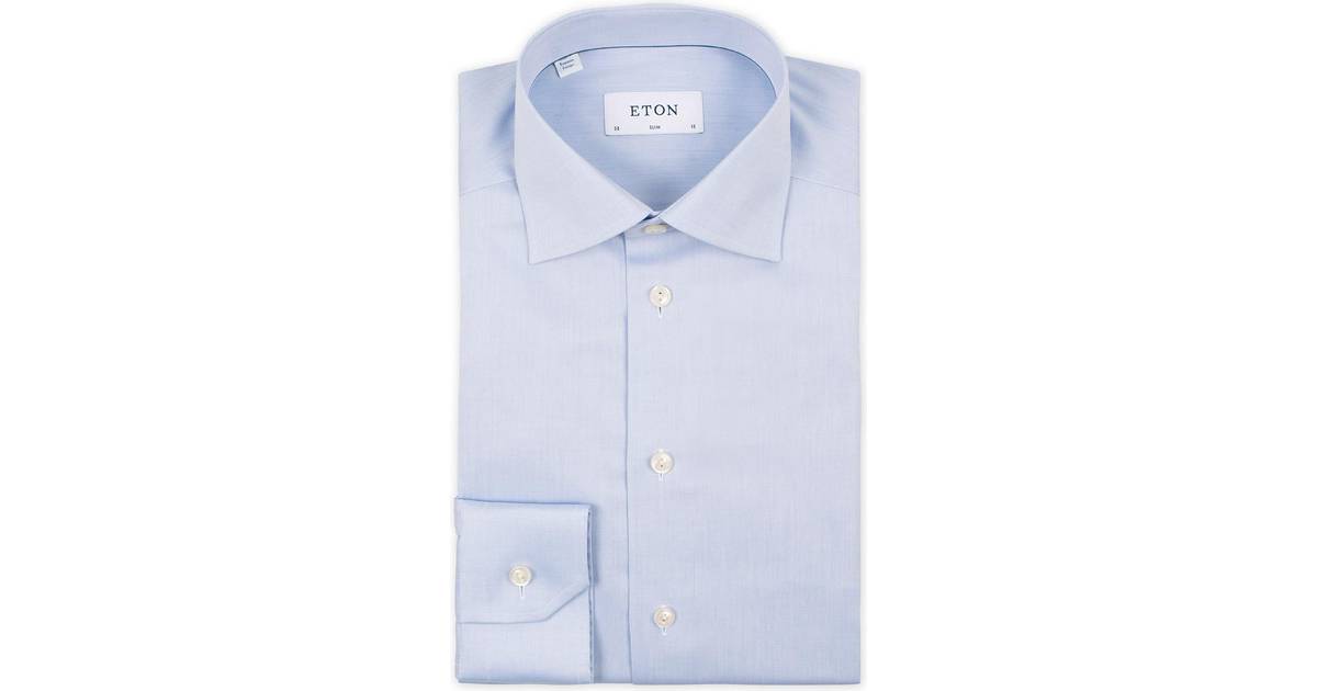 Eton Signature Twill Shirt - Blue • Se PriceRunner »