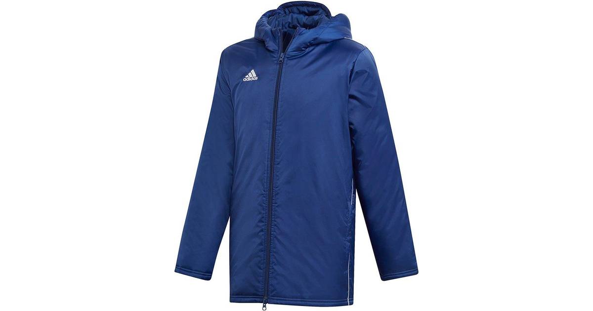 Adidas Core 18 Stadium Jacket Kids - Dark Blue/White • Pris »